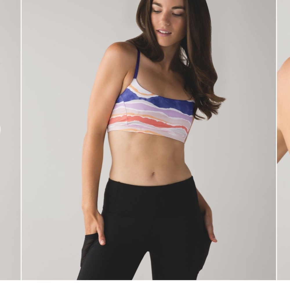 Lululemon true shelf bra racer back bra